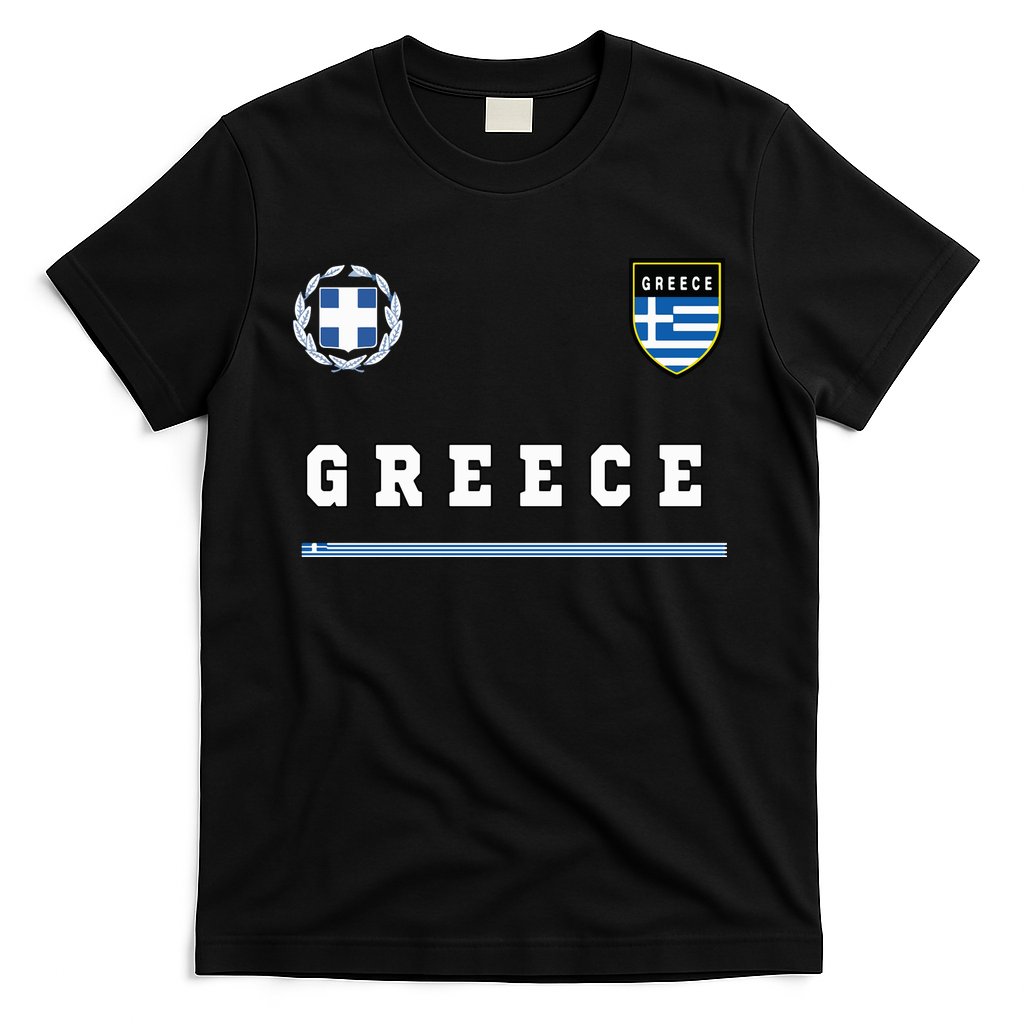 Greece Sportssoccer Jersey Flag Football Greek T-Shirt