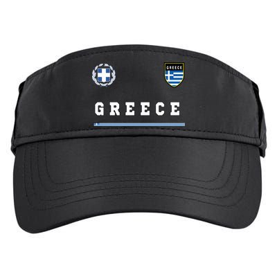 Greece Sportssoccer Jersey Flag Football Greek Adult Drive Performance Visor