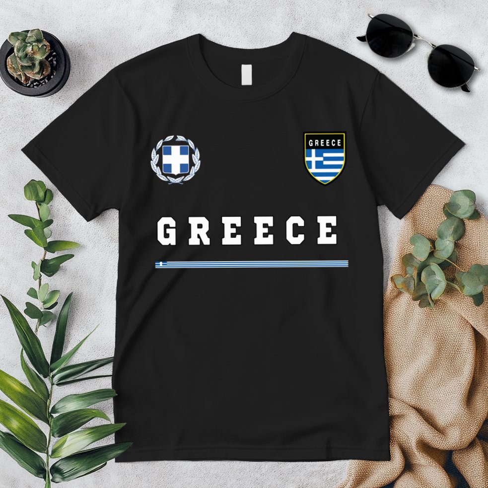 Greece Sportssoccer Jersey Flag Football Greek Premium T-Shirt