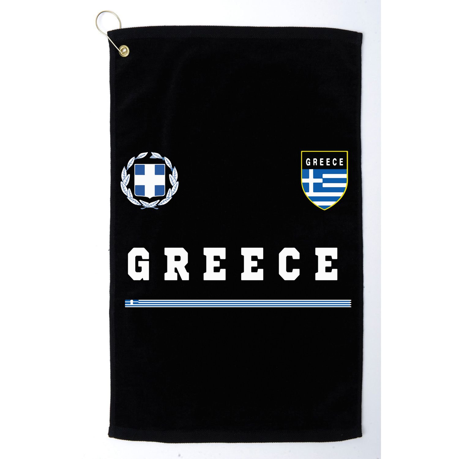 Greece Sportssoccer Jersey Flag Football Greek Golf Towel