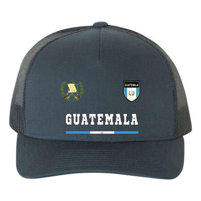 Guatemala Sportsoccer Jersey Flag Football Yupoong Adult 5-Panel Trucker Hat