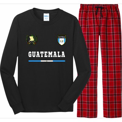 Guatemala Sportsoccer Jersey Flag Football Long Sleeve Pajama Set