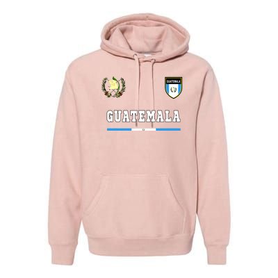 Guatemala Sportsoccer Jersey Flag Football Premium Hoodie