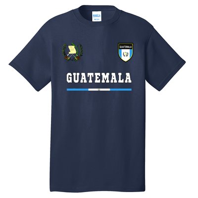 Guatemala Sportsoccer Jersey Flag Football Tall T-Shirt