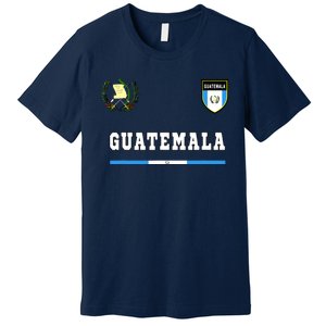 Guatemala Sportsoccer Jersey Flag Football Premium T-Shirt