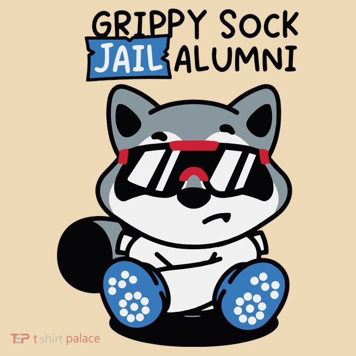 Grippy Sock Jail Alumni Drawstring Bag