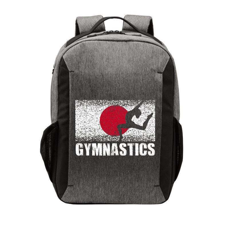 Gymnastics Sport Japan Flag Japanese Acrobatic Gymnast Vector Backpack