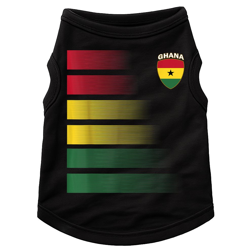 Ghanian Soccer Jersey Ghana Football Ghana Flag Doggie Tank