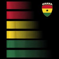 Ghanian Soccer Jersey Ghana Football Ghana Flag Cooling Performance Crew T-Shirt