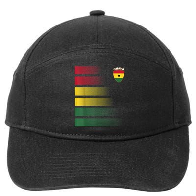 Ghanian Soccer Jersey Ghana Football Ghana Flag 7-Panel Snapback Hat