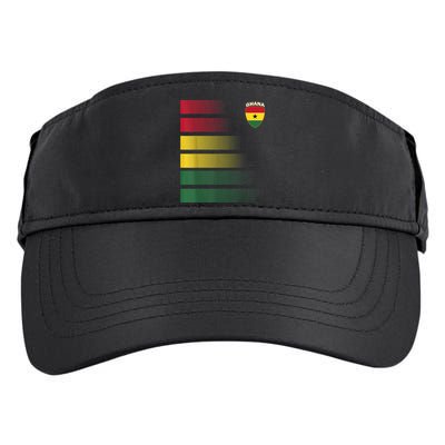 Ghanian Soccer Jersey Ghana Football Ghana Flag Adult Drive Performance Visor