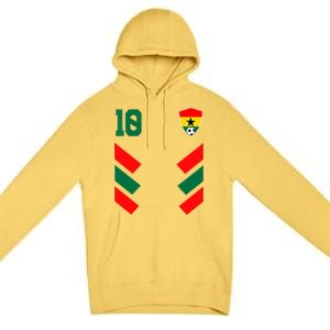 Ghana Soccer Jersey Ghanaian Football Shirt Flag Premium Pullover Hoodie