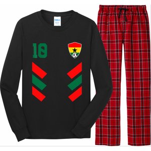 Ghana Soccer Jersey Ghanaian Football Shirt Flag Long Sleeve Pajama Set