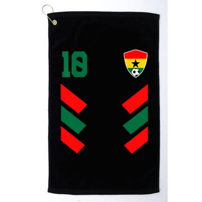 Ghana Soccer Jersey Ghanaian Football Shirt Flag Platinum Collection Golf Towel