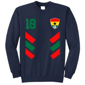 Ghana Soccer Jersey Ghanaian Football Shirt Flag Tall Sweatshirt