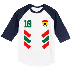 Ghana Soccer Jersey Ghanaian Football Shirt Flag Baseball Sleeve Shirt