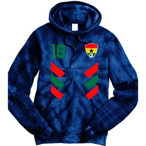 Ghana Soccer Jersey Ghanaian Football Shirt Flag Tie Dye Hoodie