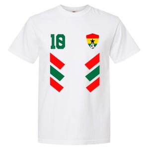 Ghana Soccer Jersey Ghanaian Football Shirt Flag Garment-Dyed Heavyweight T-Shirt