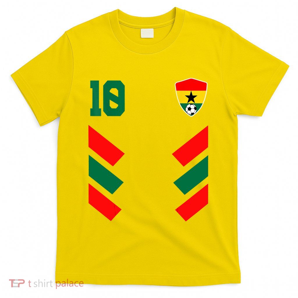 Ghana Soccer Jersey Ghanaian Football Shirt Flag T-Shirt