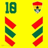 Ghana Soccer Jersey Ghanaian Football Shirt Flag T-Shirt