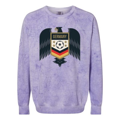 Germany Soccer Jersey German Soccer Team Eagle Colorblast Crewneck Sweatshirt