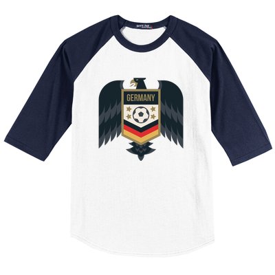 Germany Soccer Jersey German Soccer Team Eagle Baseball Sleeve Shirt