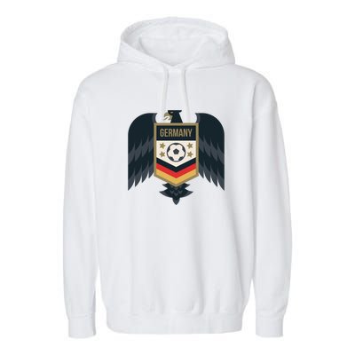 Germany Soccer Jersey German Soccer Team Eagle Garment-Dyed Fleece Hoodie