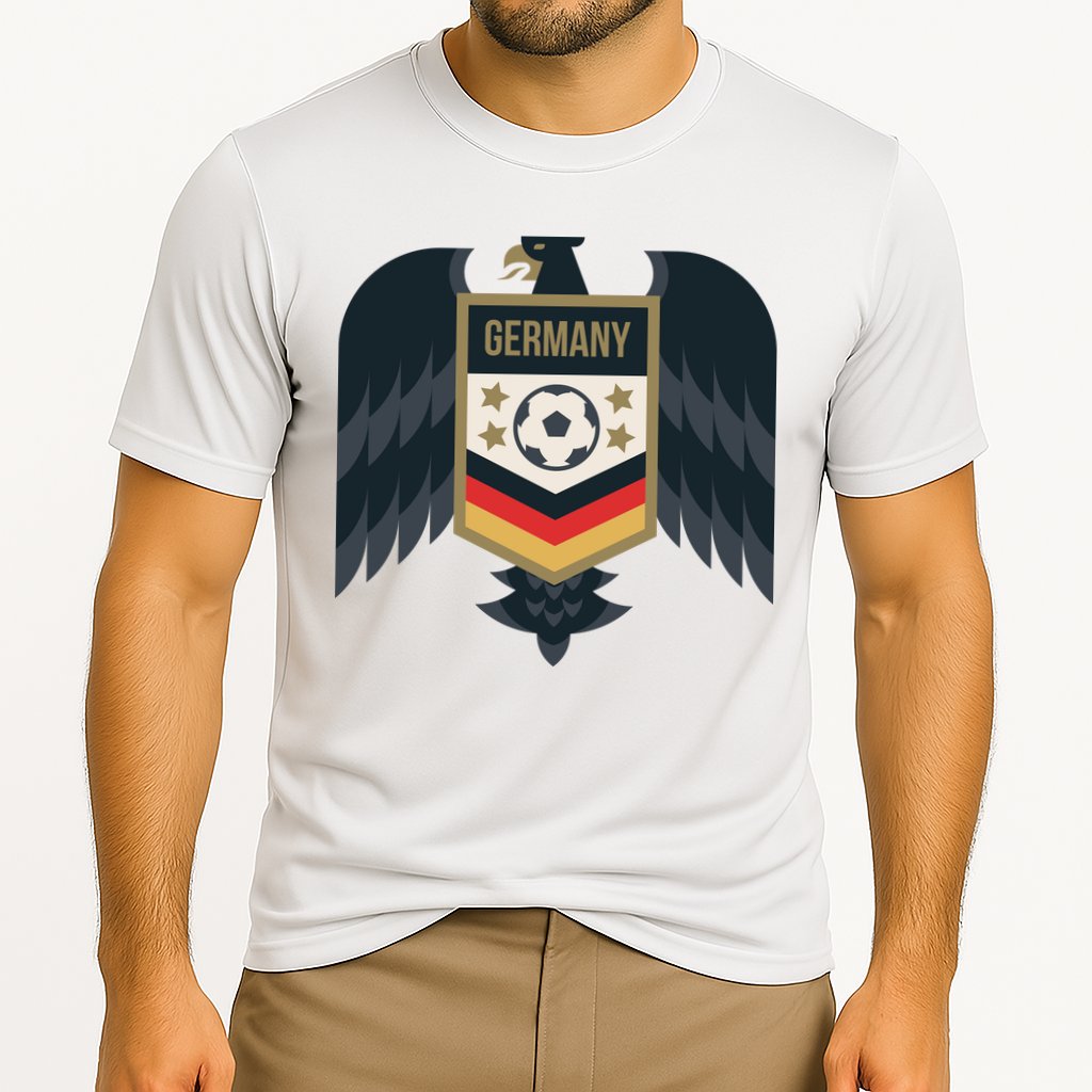 Germany Soccer Jersey German Soccer Team Eagle Cooling Performance Crew T-Shirt