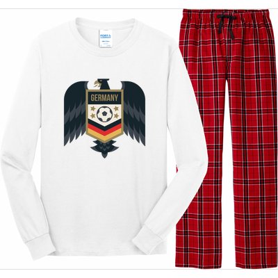 Germany Soccer Jersey German Soccer Team Eagle Long Sleeve Pajama Set