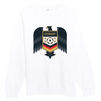 Germany Soccer Jersey German Soccer Team Eagle Premium Crewneck Sweatshirt