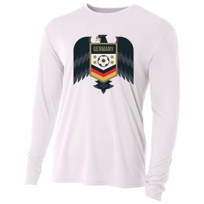 Germany Soccer Jersey German Soccer Team Eagle Cooling Performance Long Sleeve Crew