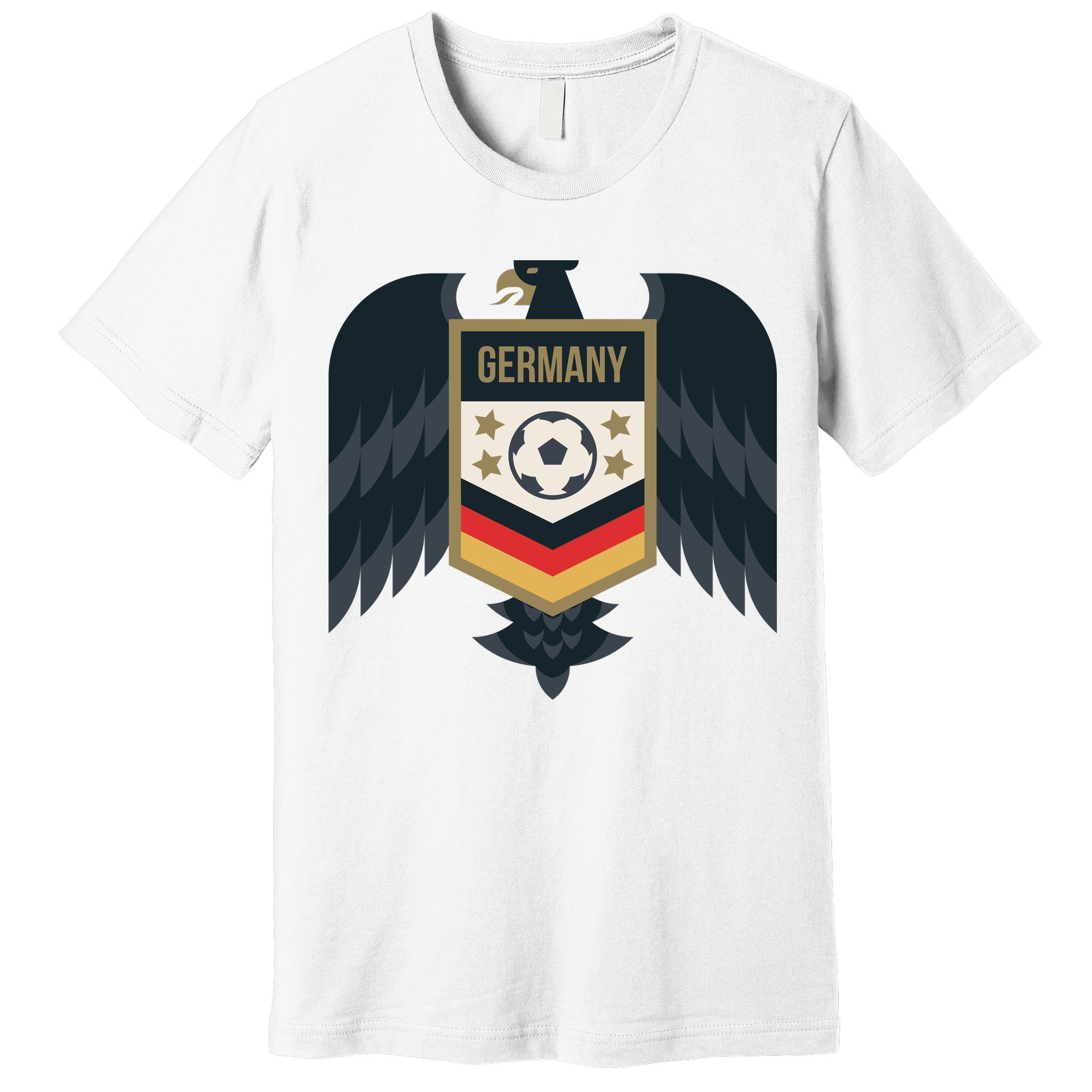 Germany Soccer Jersey German Soccer Team Eagle Premium T-Shirt