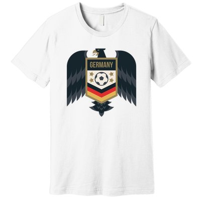 Germany Soccer Jersey German Soccer Team Eagle Premium T-Shirt