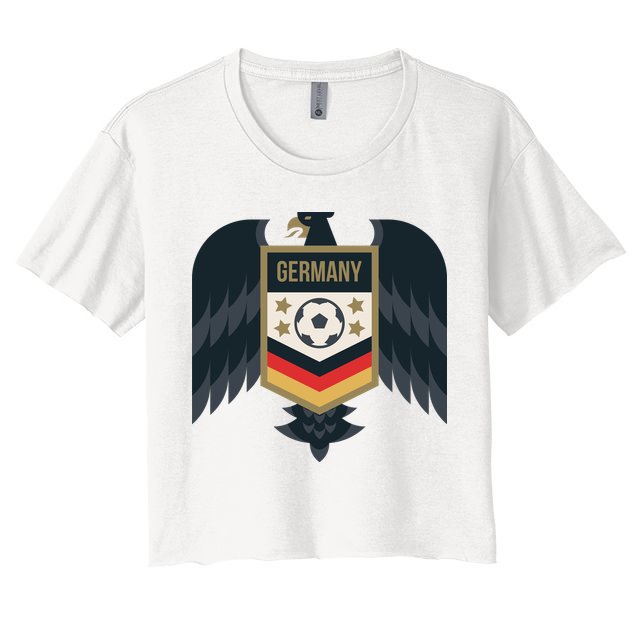 Germany Soccer Jersey German Soccer Team Eagle Crop Top