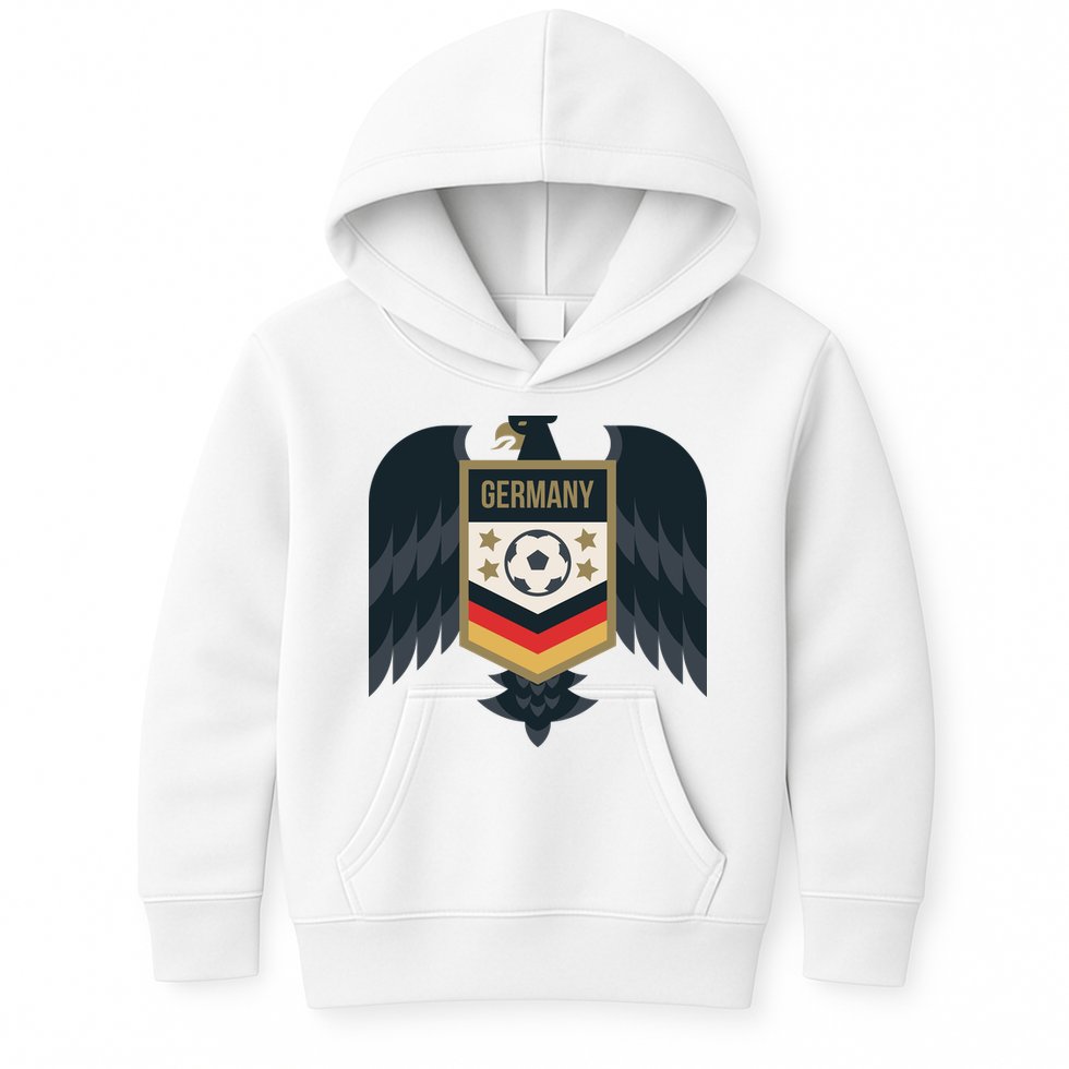 Germany Soccer Jersey German Soccer Team Eagle Kids Hoodie