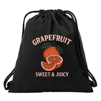Grapefruit Sweet & Juicy Drawstring Bag