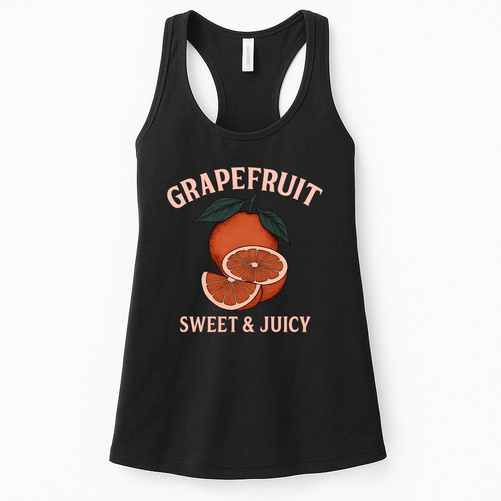 Grapefruit Sweet & Juicy Womens Tank Top