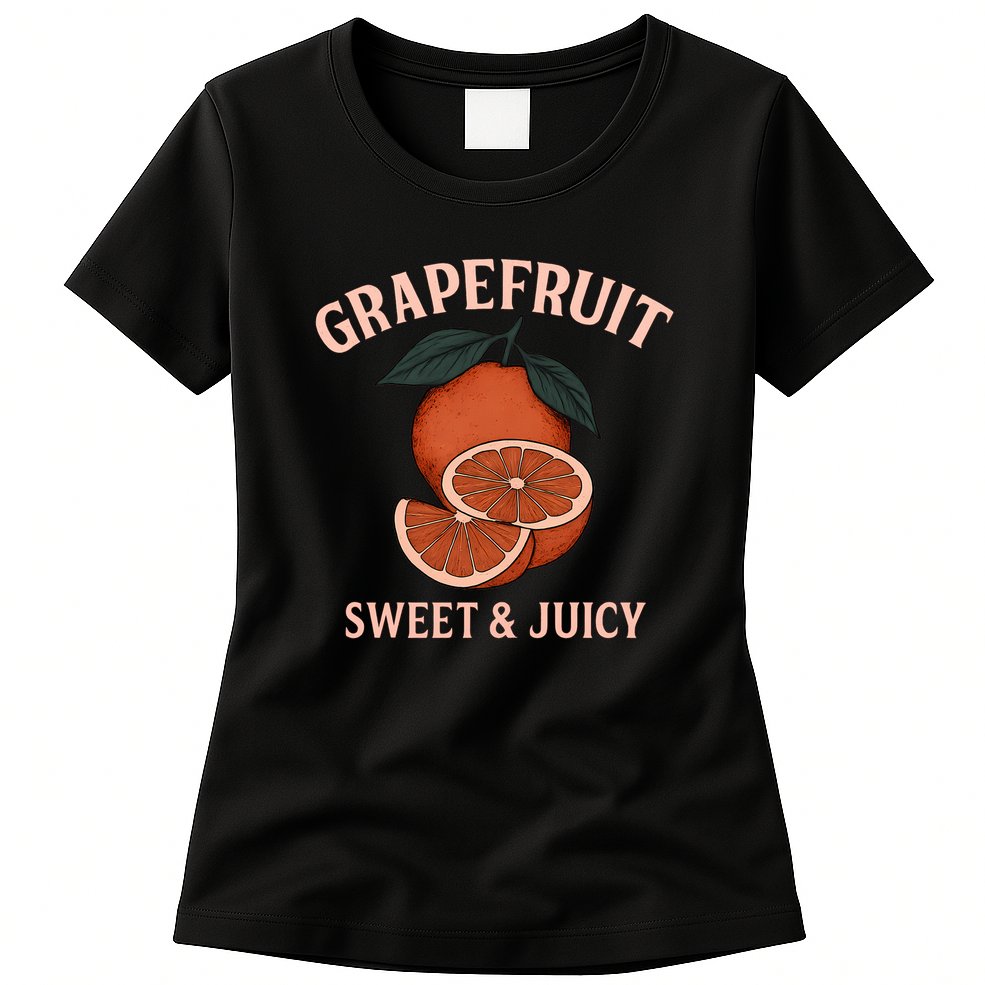 Grapefruit Sweet & Juicy Womens T-Shirt