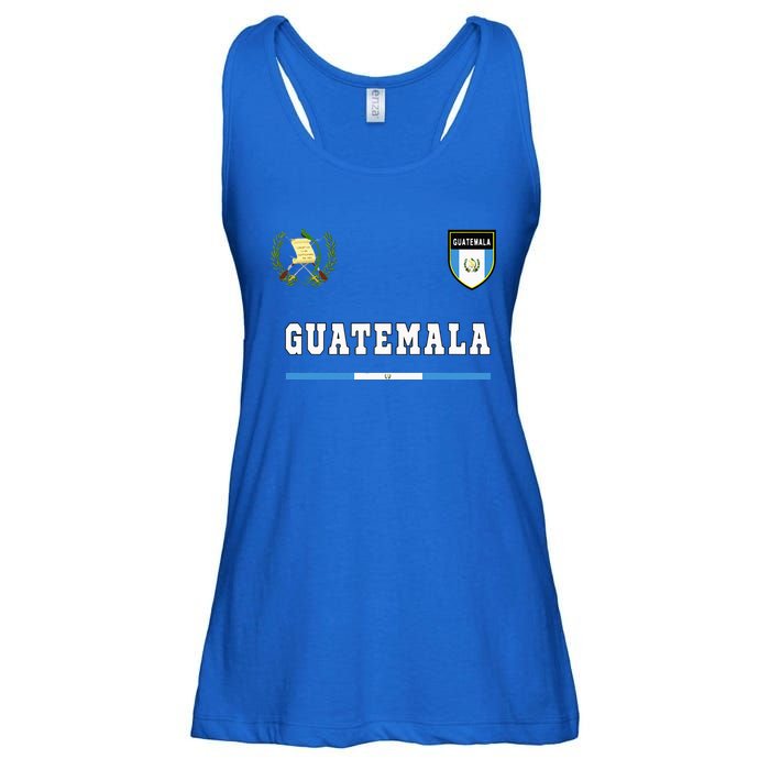 Guatemala Sportsoccer Jersey Flag Football Ladies Essential Flowy Tank