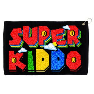 Gamer Super Kiddo Funny Gamer Outfits Funny Gift For Kiddo Grommeted Golf Towel