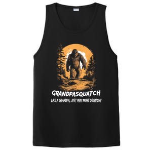 Grandpa Squatch Like A Grandpa Just Way More Squatchy PosiCharge Competitor Tank