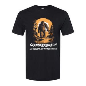 Grandpa Squatch Like A Grandpa Just Way More Squatchy Softstyle CVC T-Shirt