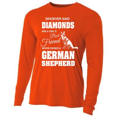 Ger Shepherd Ladies Gift Cooling Performance Long Sleeve Crew