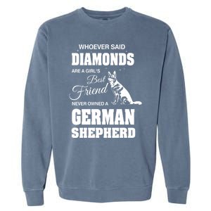 Ger Shepherd Ladies Gift Garment-Dyed Sweatshirt