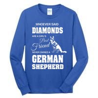 Ger Shepherd Ladies Gift Tall Long Sleeve T-Shirt