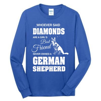 Ger Shepherd Ladies Gift Tall Long Sleeve T-Shirt