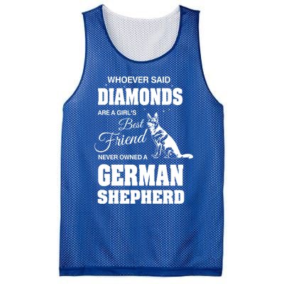 Ger Shepherd Ladies Gift Mesh Reversible Basketball Jersey Tank