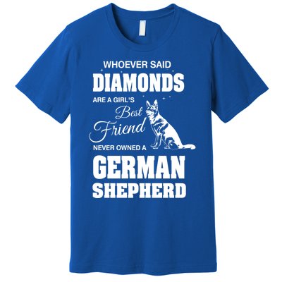 Ger Shepherd Ladies Gift Premium T-Shirt