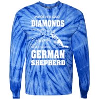 Ger Shepherd Ladies Gift Tie-Dye Long Sleeve Shirt