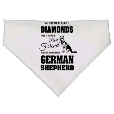 Ger Shepherd Ladies Gift USA-Made Doggie Bandana